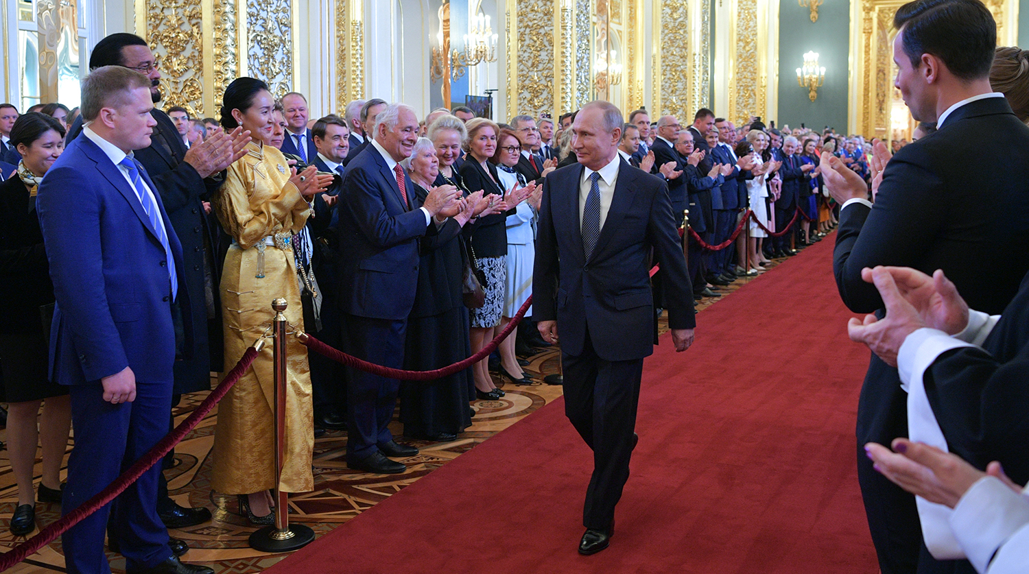 Инаугурация президента российской федерации в 2024 году. Инаугурация Владимира Путина 2018.